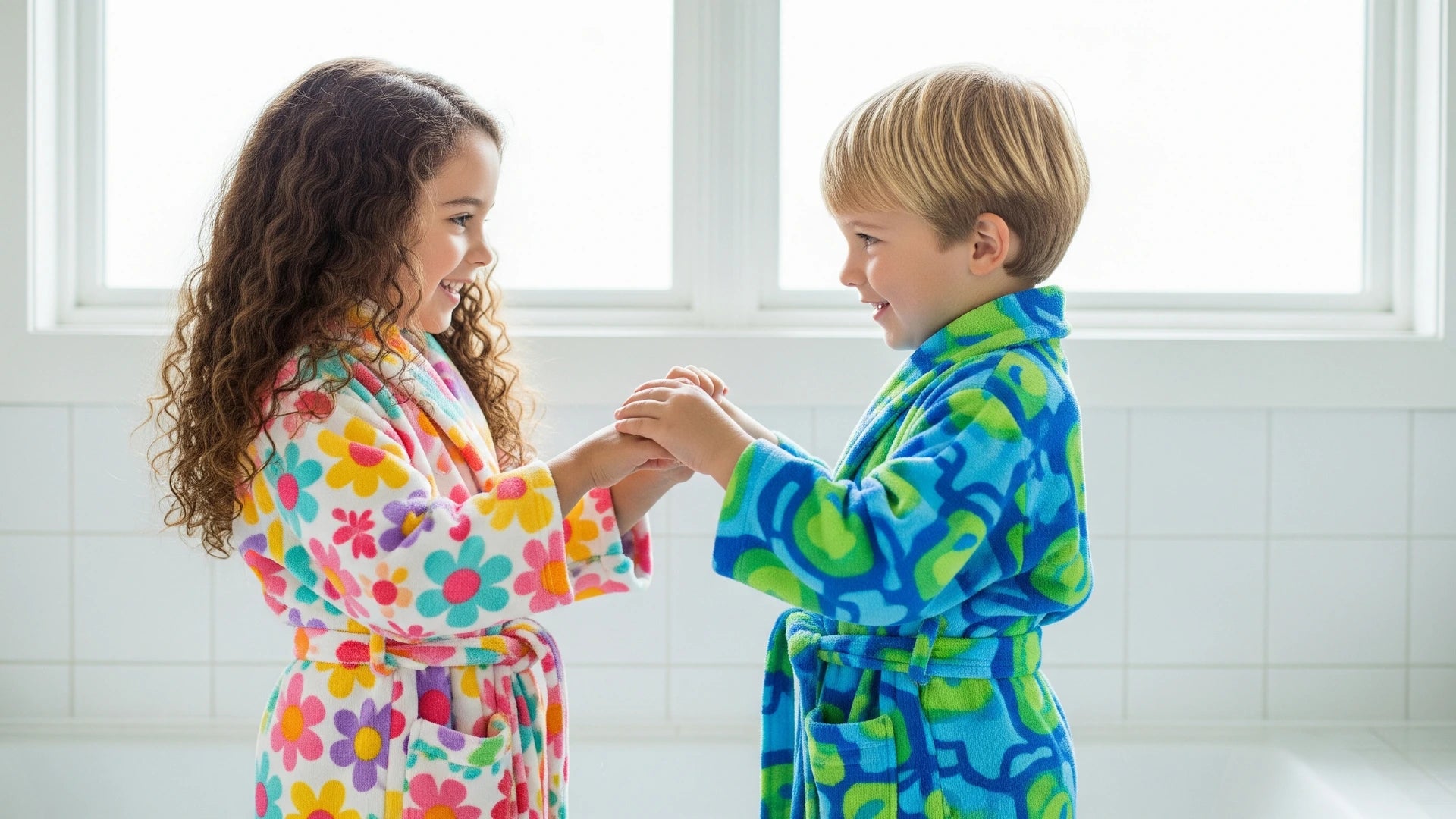 peignoir enfant colore peignoir et bain