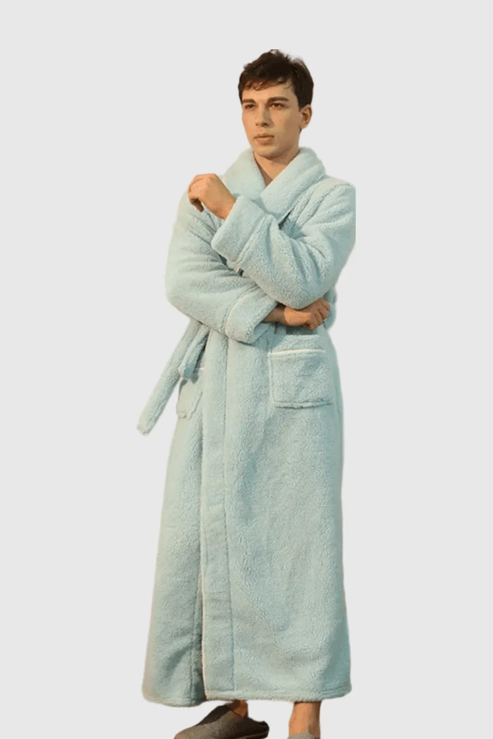 Peignoir élégant assorti pour couple amoureux