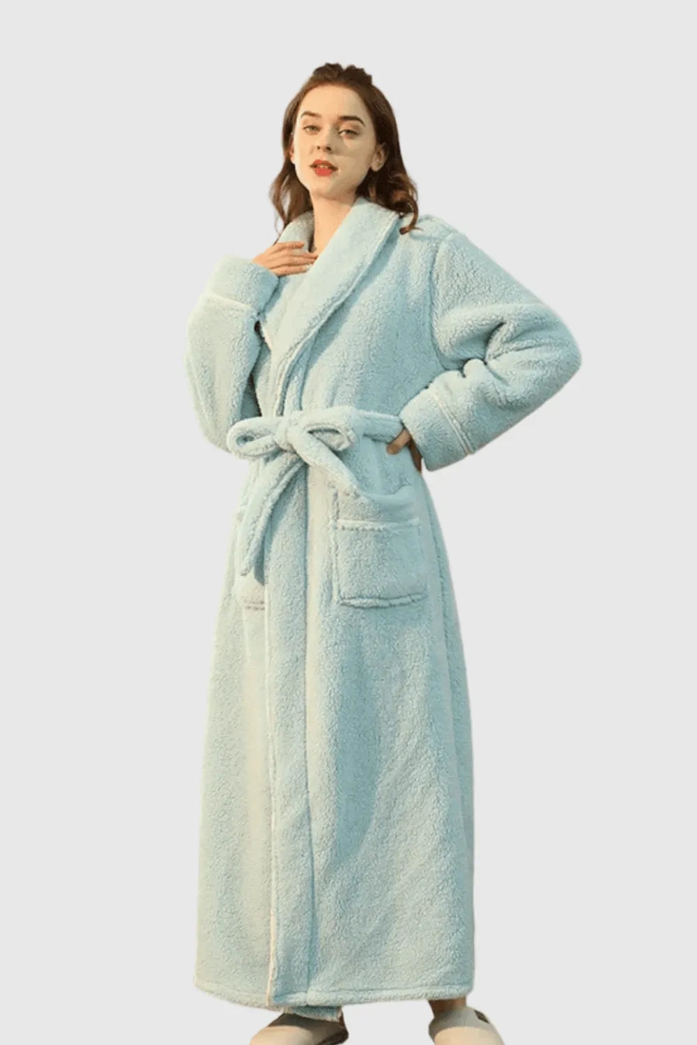 Peignoir élégant assorti pour couple amoureux