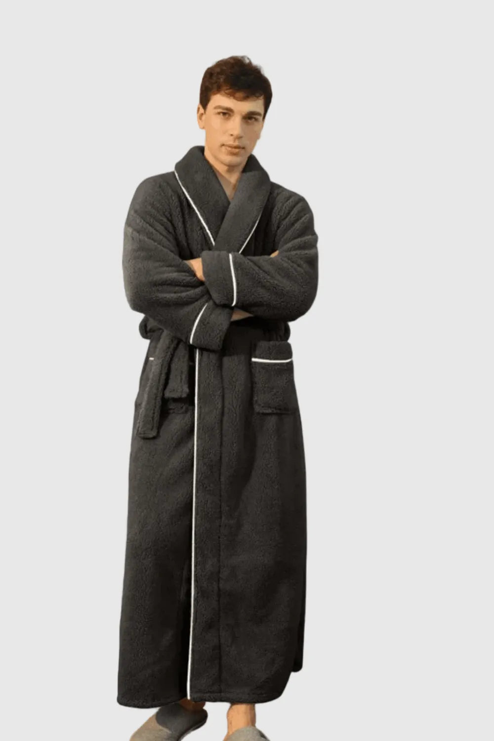 Peignoir élégant assorti pour couple amoureux