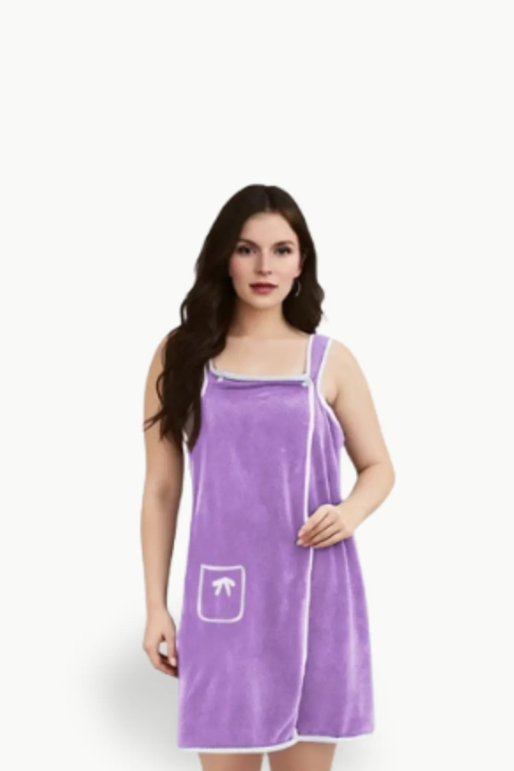 Peignoir de plage absorbant femme élégant et léger