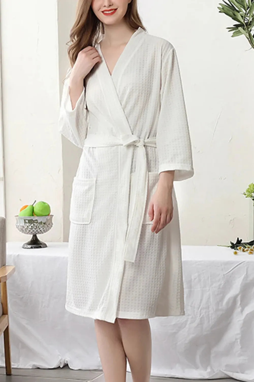 Peignoir spa extérieur confort pour moments détente