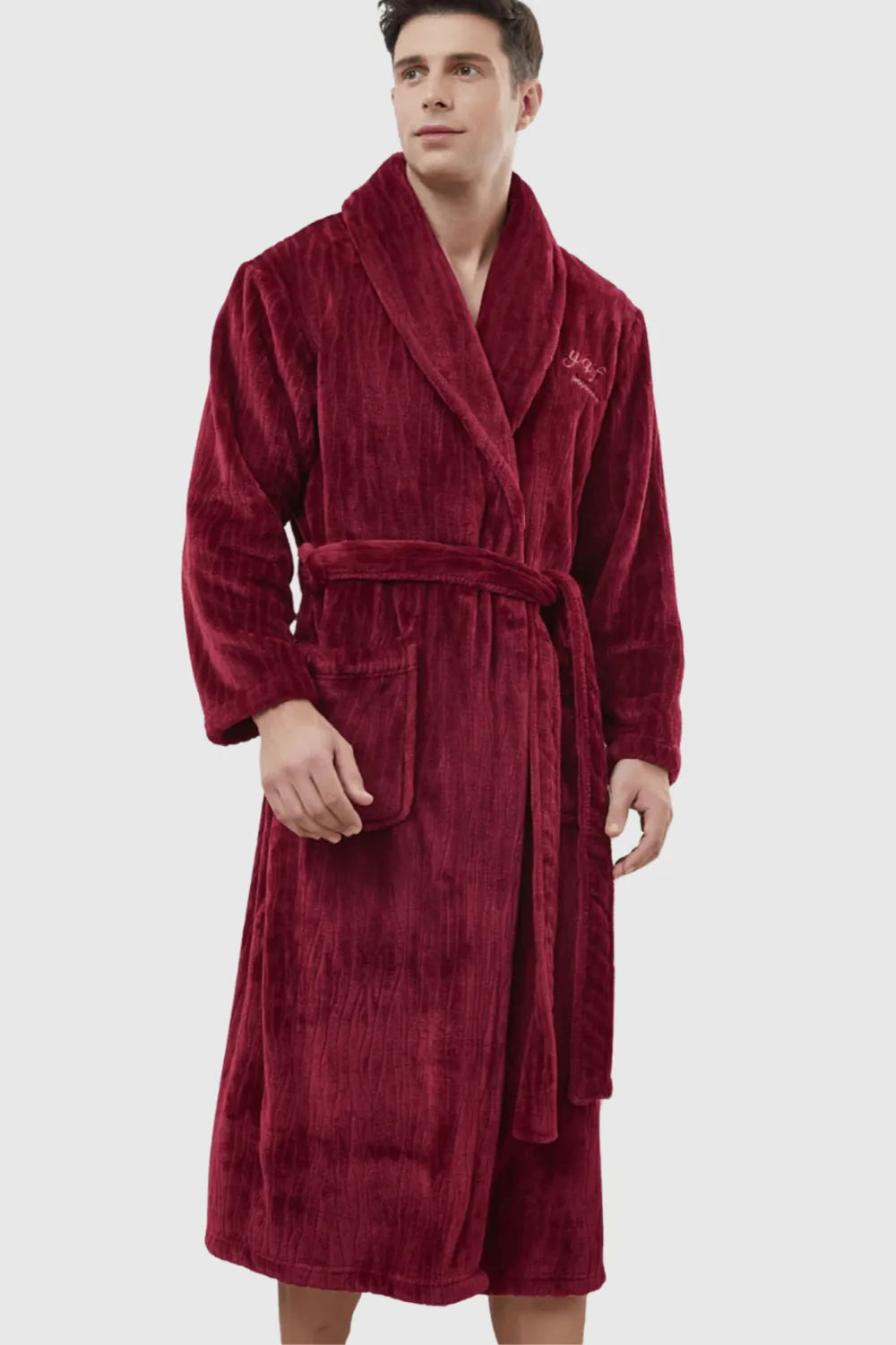 Peignoir élégant XXL pour homme style décontracté