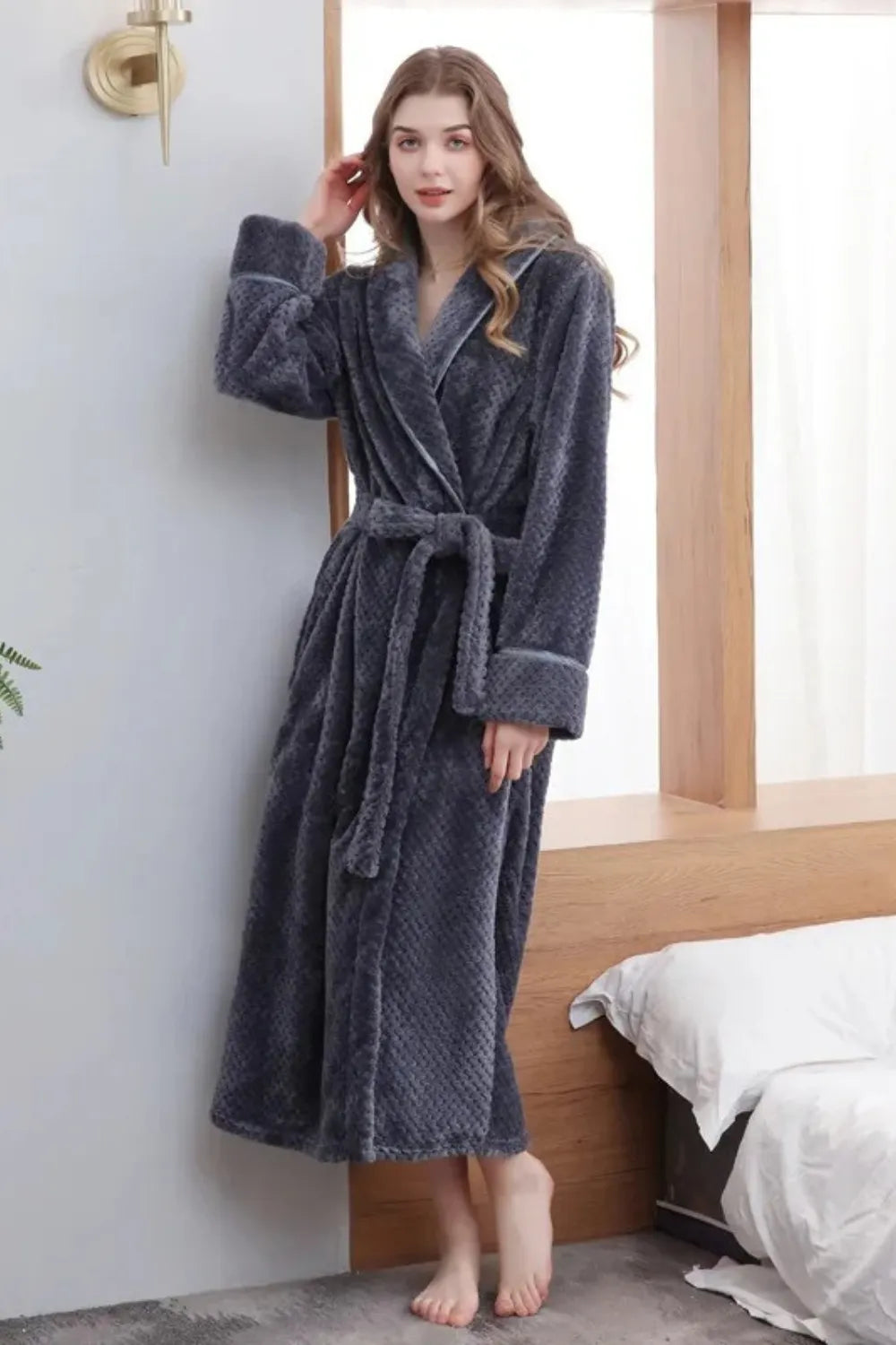 Peignoir douillet hiver pour femme