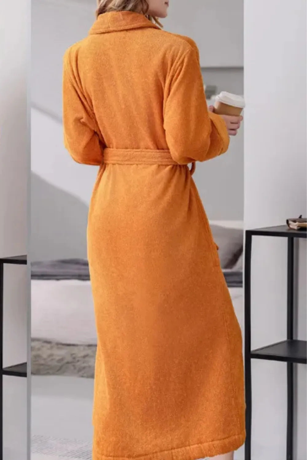 Peignoir doux de douche femme élégant et confortable