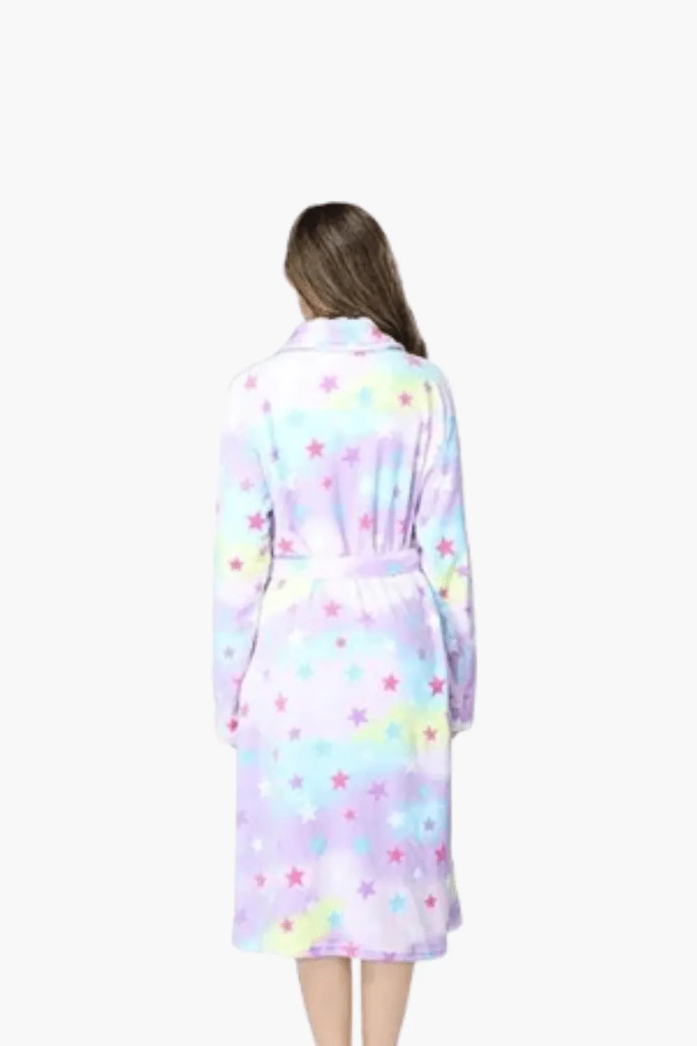 Peignoir léger en coton style kimono pour femme