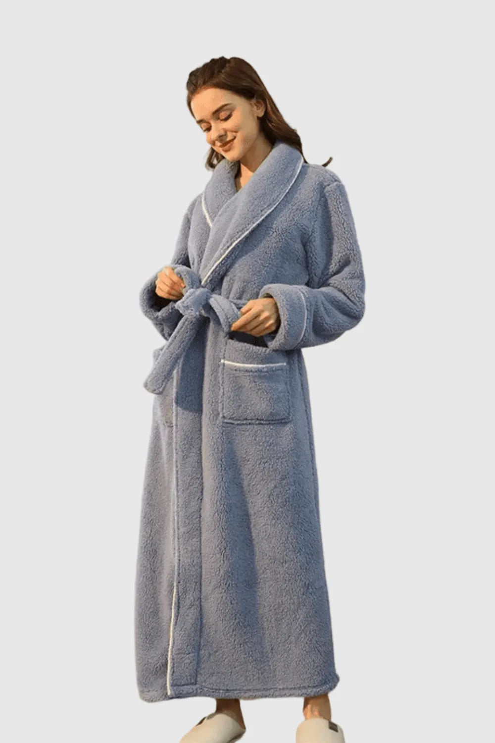 Peignoir élégant assorti pour couple amoureux