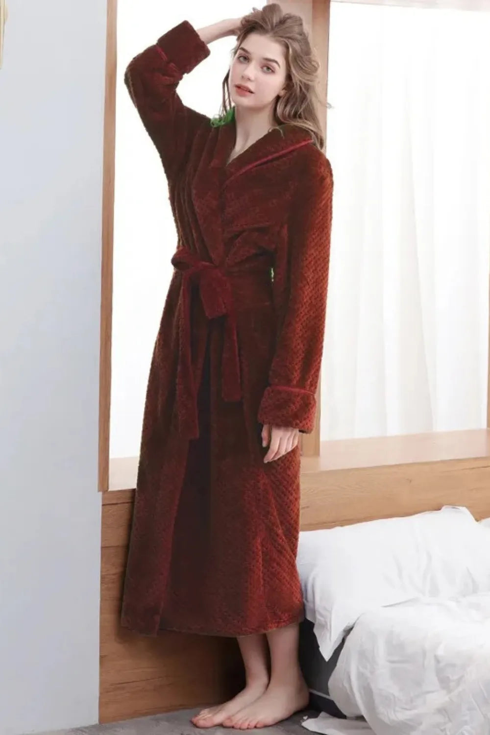 Peignoir douillet hiver pour femme