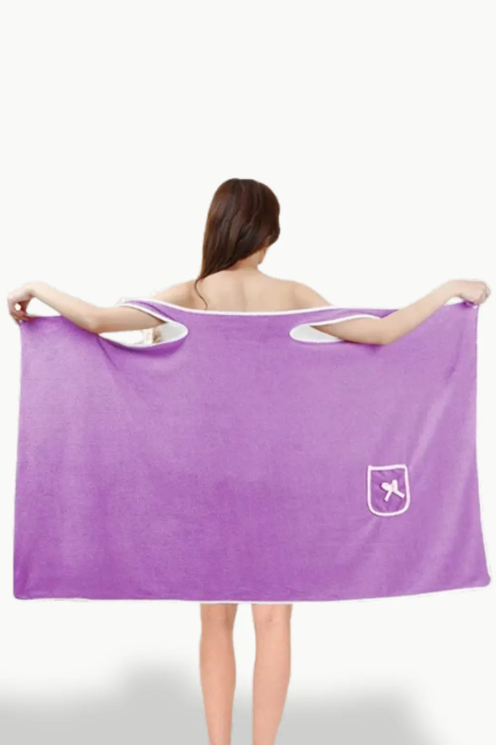 Peignoir de plage absorbant femme élégant et léger