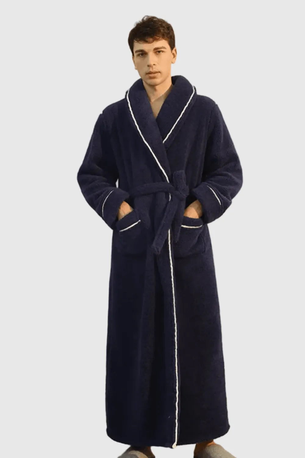 Peignoir élégant assorti pour couple amoureux