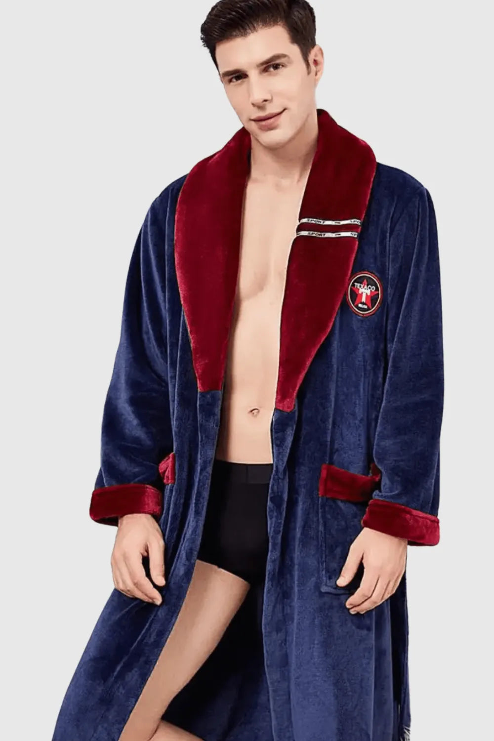 Peignoir élégant pour adultes style spa