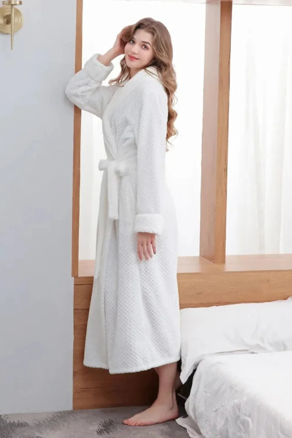 Peignoir douillet hiver pour femme