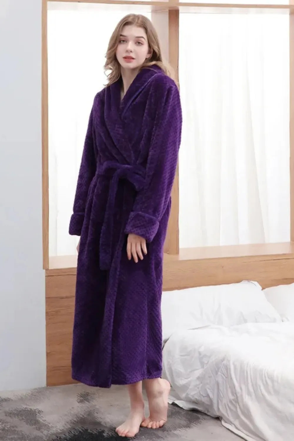 Peignoir douillet hiver pour femme