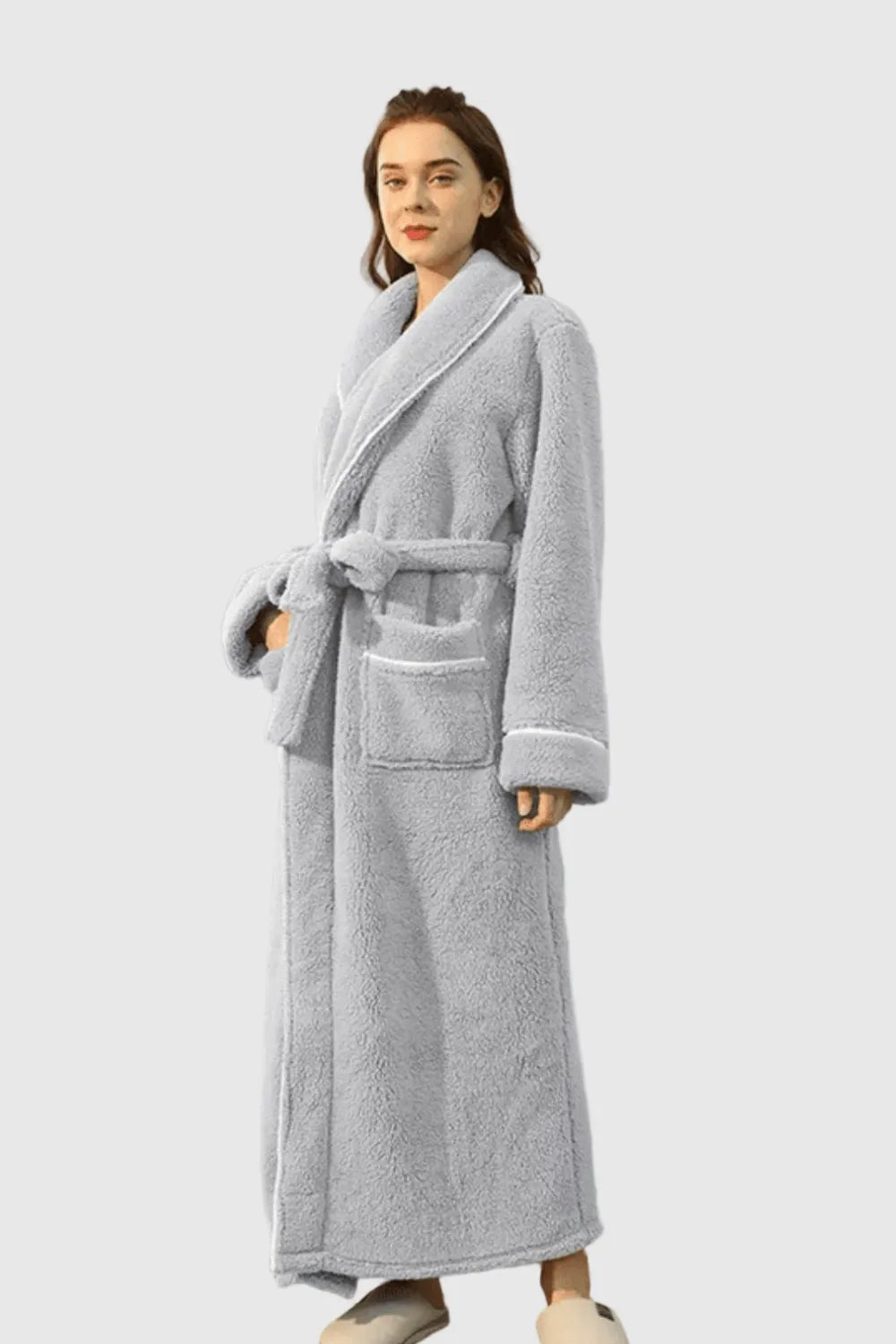 Peignoir élégant assorti pour couple amoureux