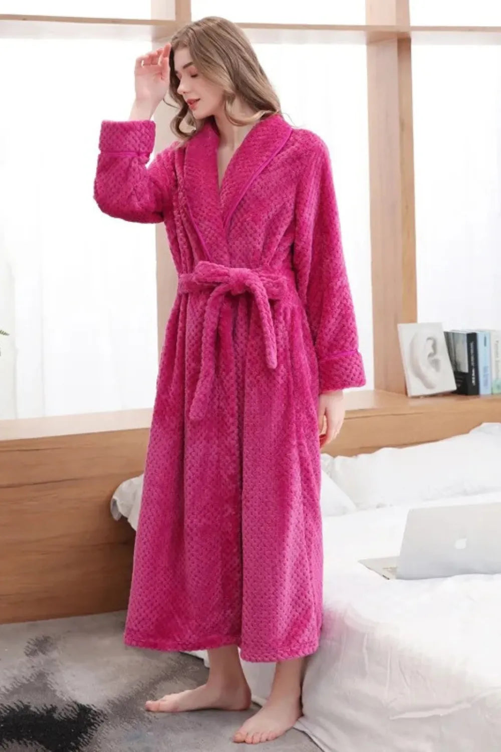 Peignoir douillet hiver pour femme