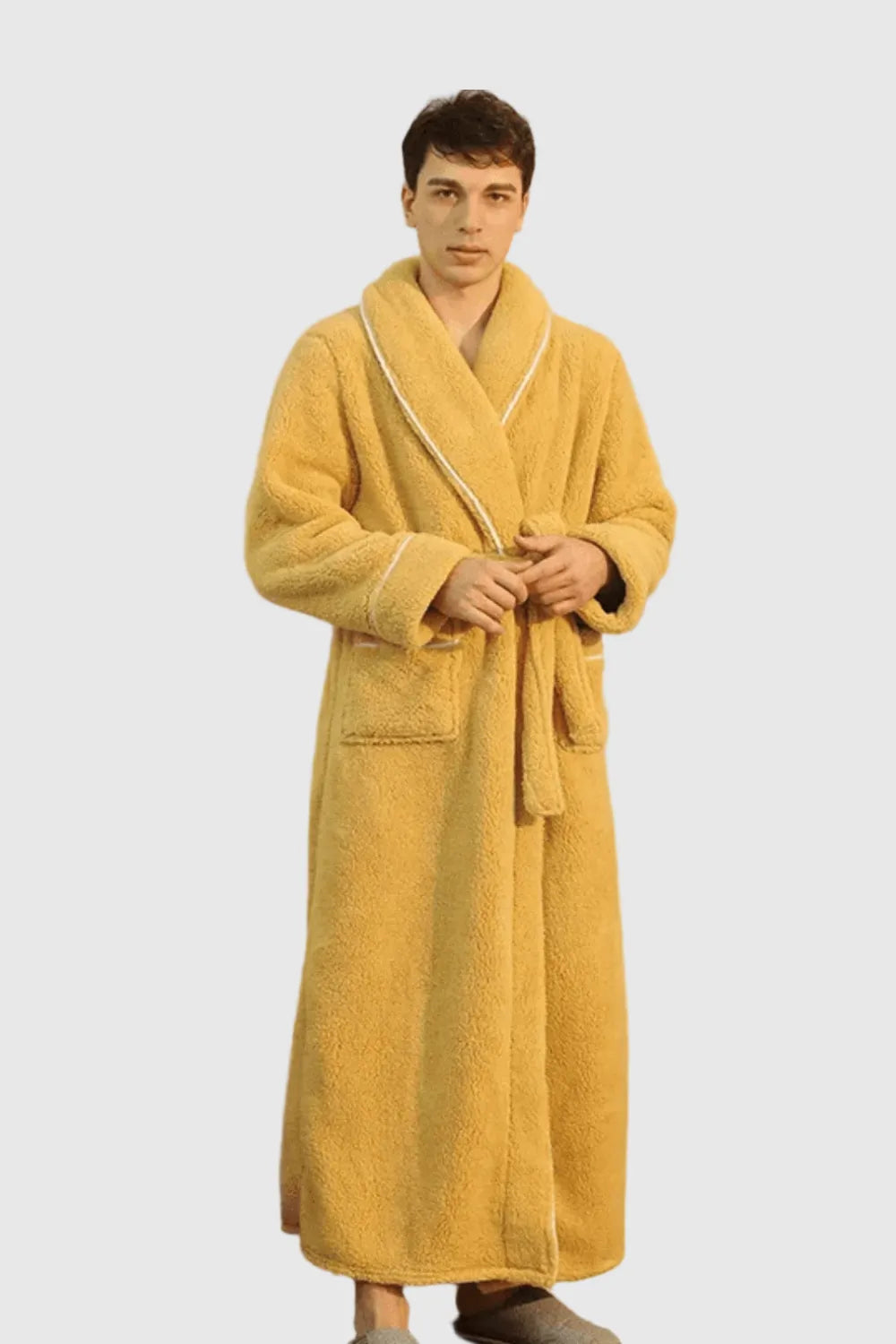 Peignoir élégant assorti pour couple amoureux