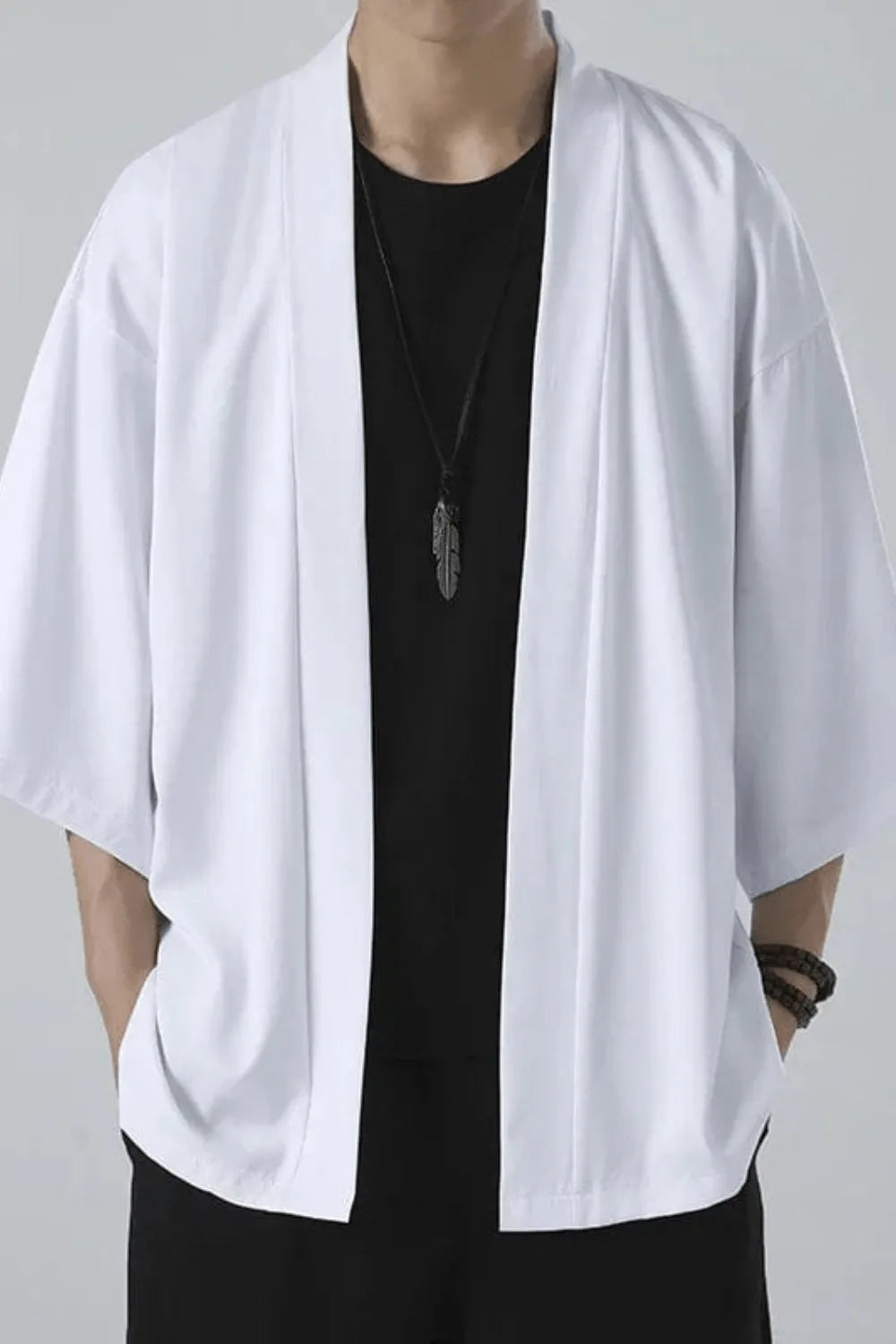 Kimono élégant pour homme style japonais moderne