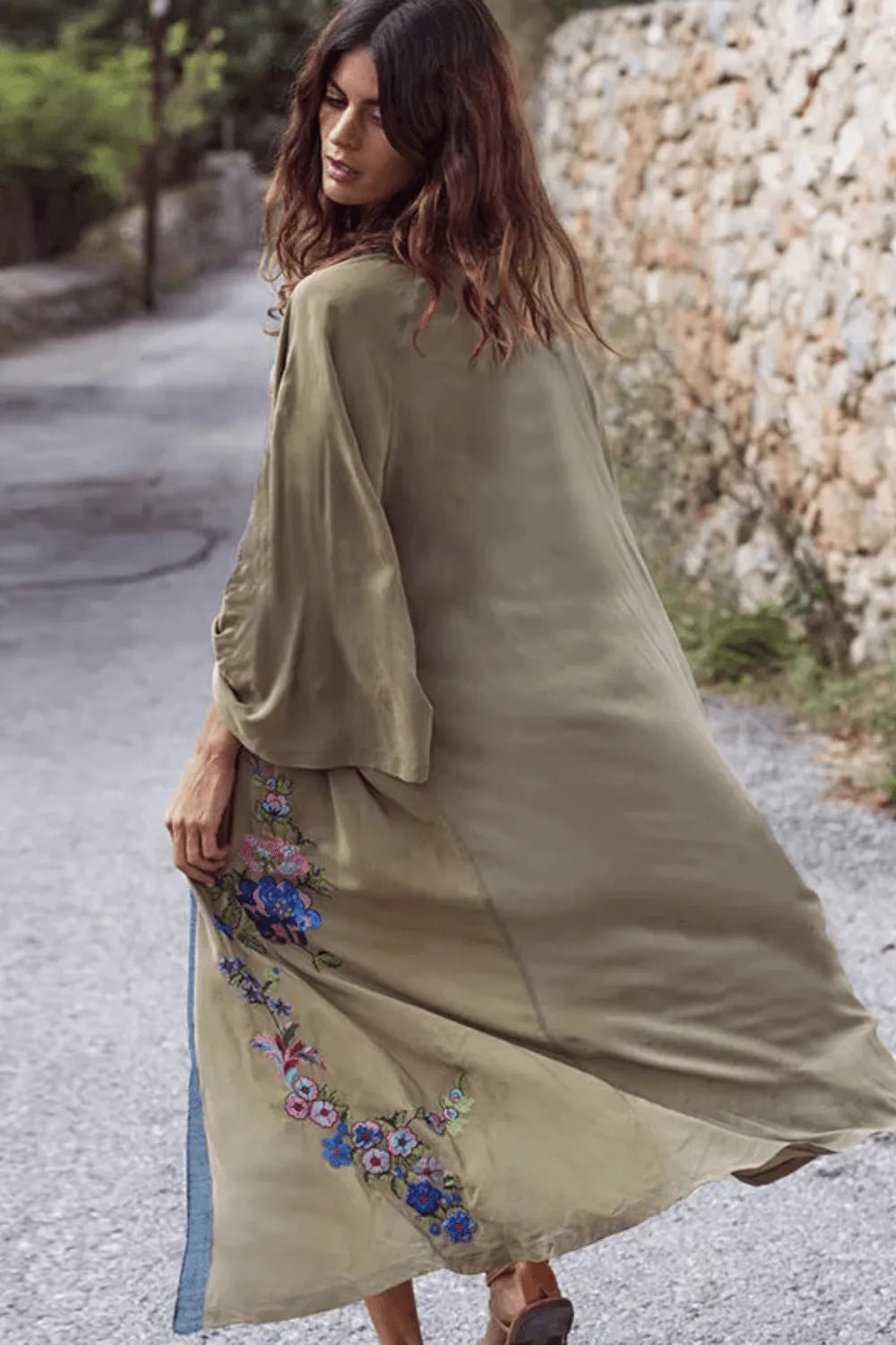 Kimono léger en coton pour détente estivale