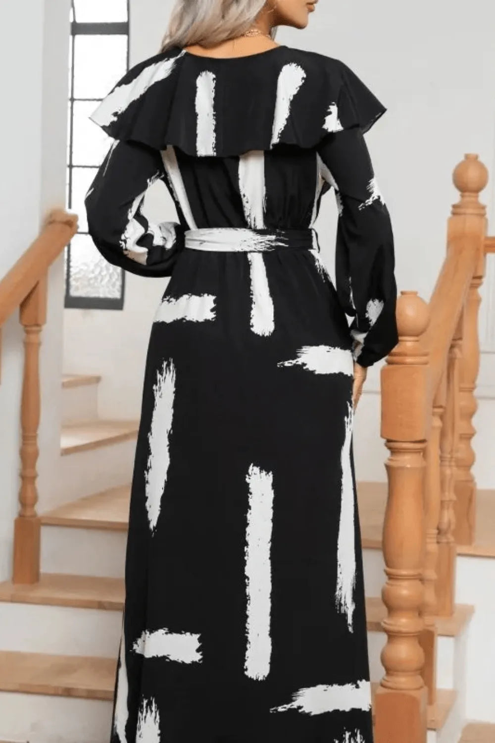 Kimono élégant à manches longues pour femme Peignoir et bain