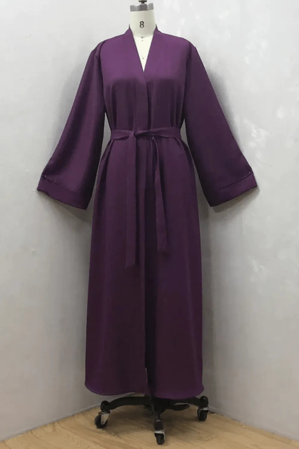 Kimono élégant à motifs pour femme musulmane Violet / XXL Peignoir et bain
