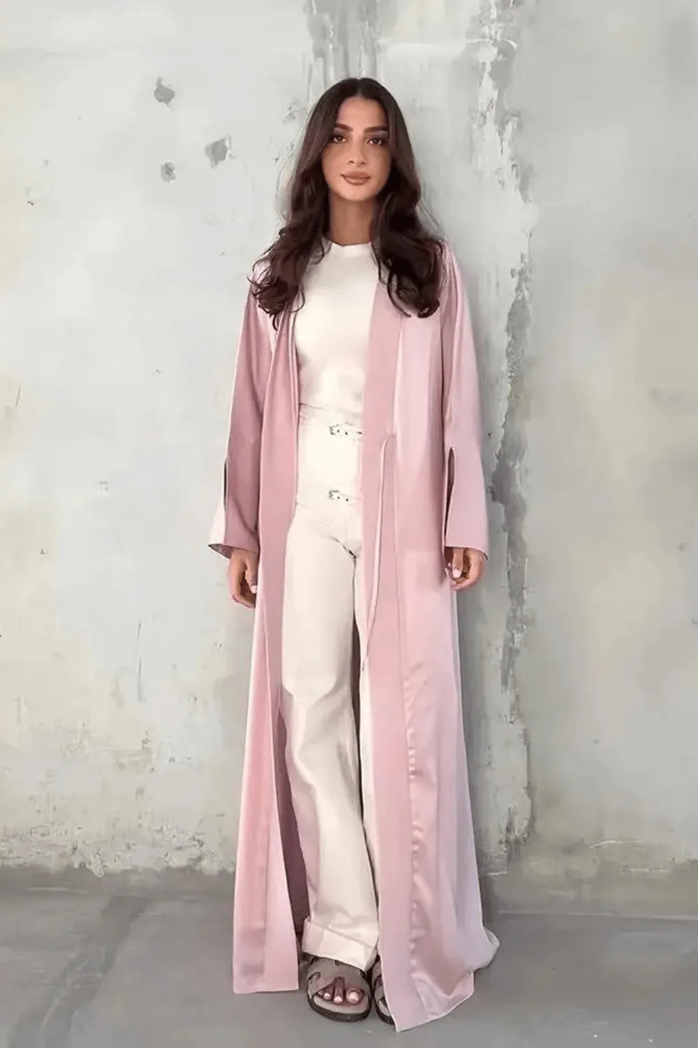 Kimono élégant brodé pour femme Peignoir et bain