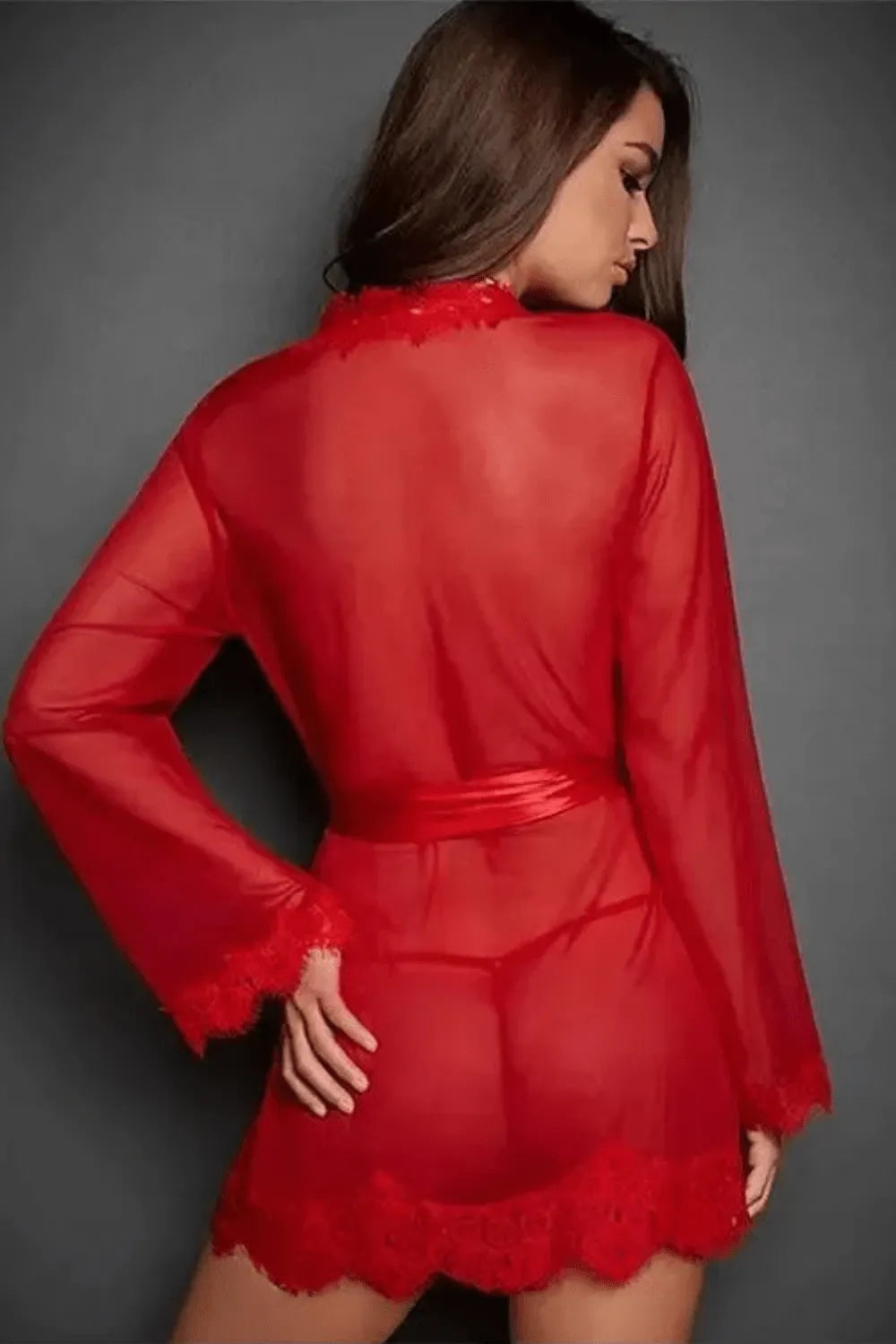 Kimono élégant femme style lingerie confortable Peignoir et bain