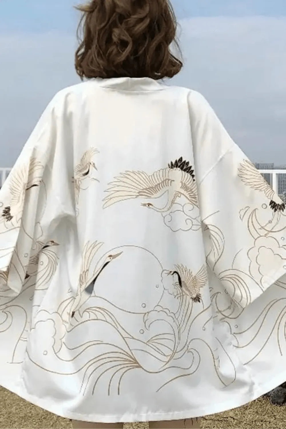 Kimono élégant floral pour femme ambiance estivale Peignoir et bain