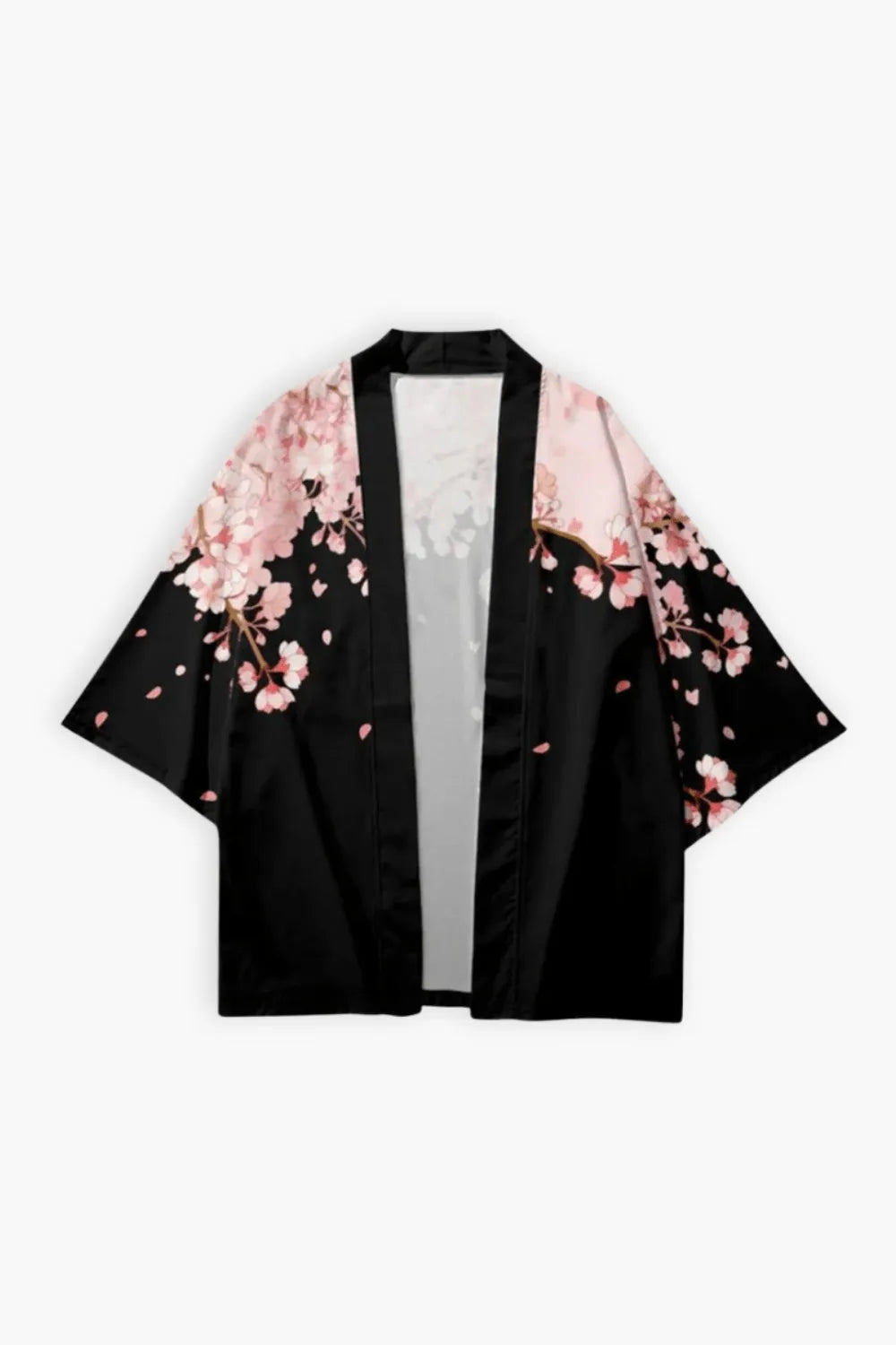 Kimono élégant noir pour homme style japonais 4XL Peignoir et bain