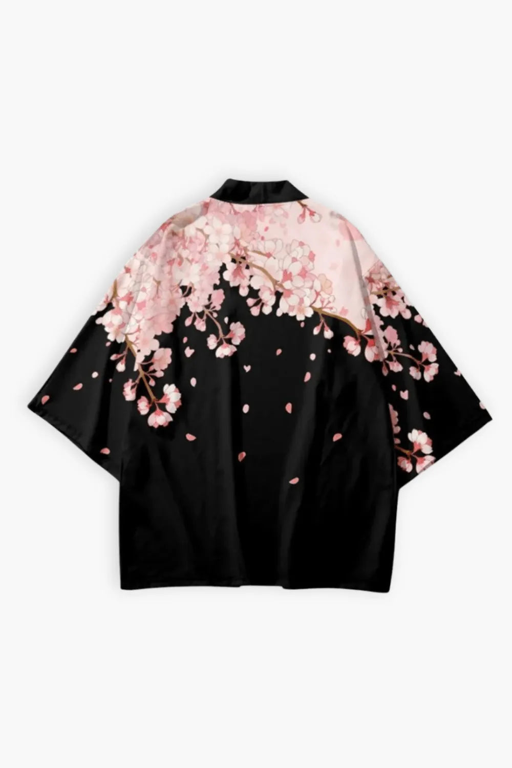 Kimono élégant noir pour homme style japonais Peignoir et bain