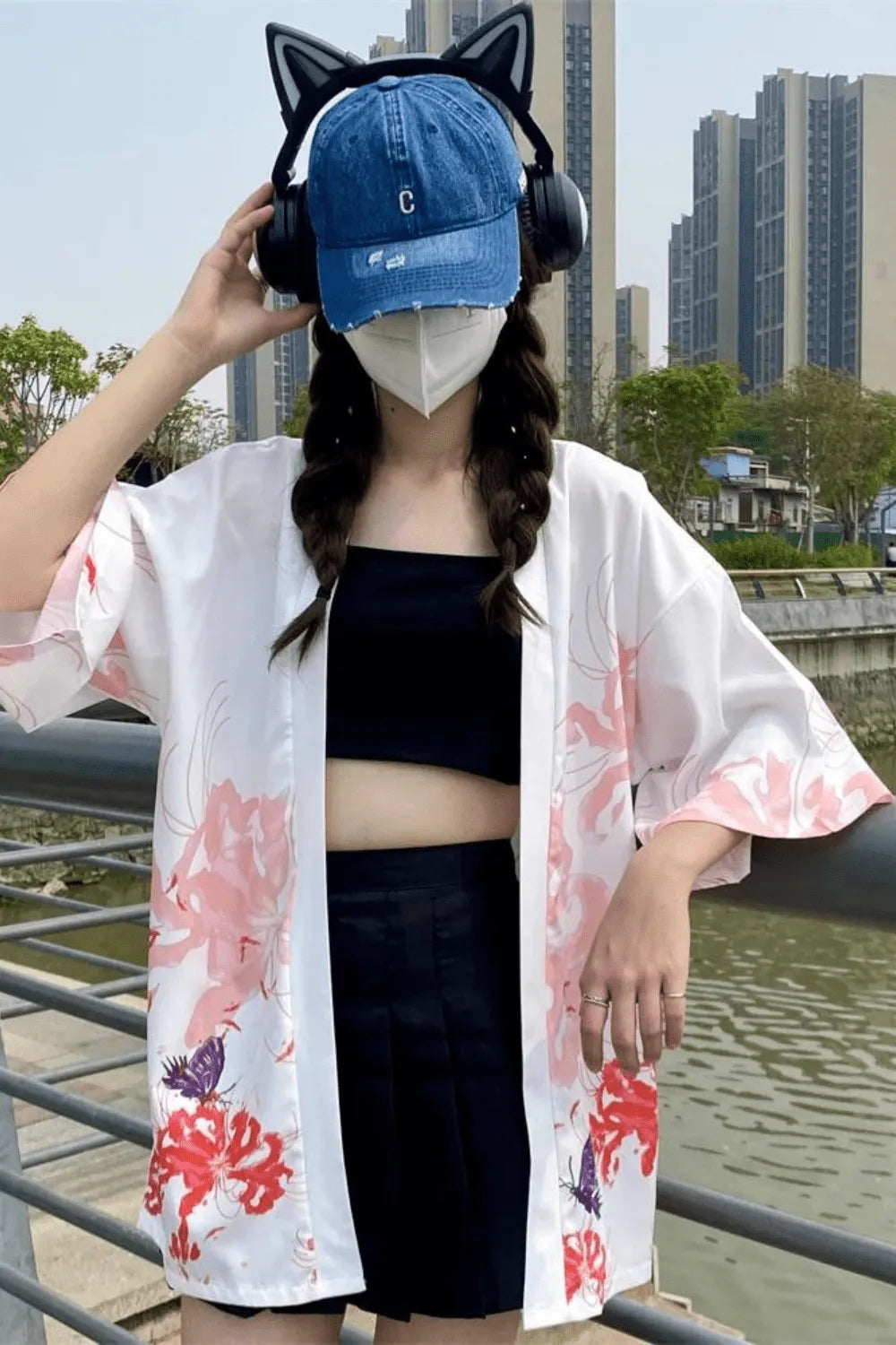 Kimono élégant noir pour soirées relaxantes Peignoir et bain