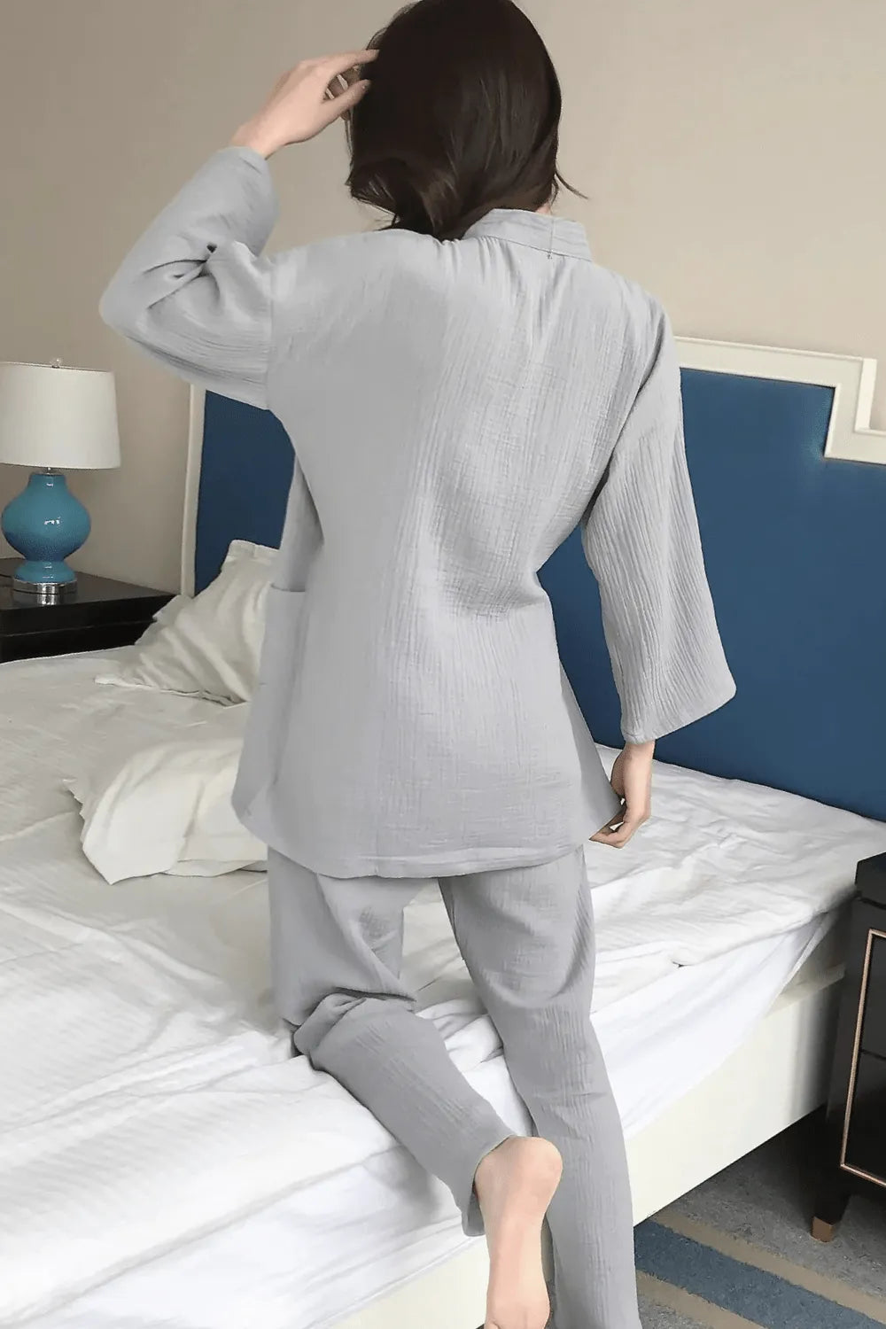 Kimono élégant pour femme ambiance cocooning Peignoir et bain