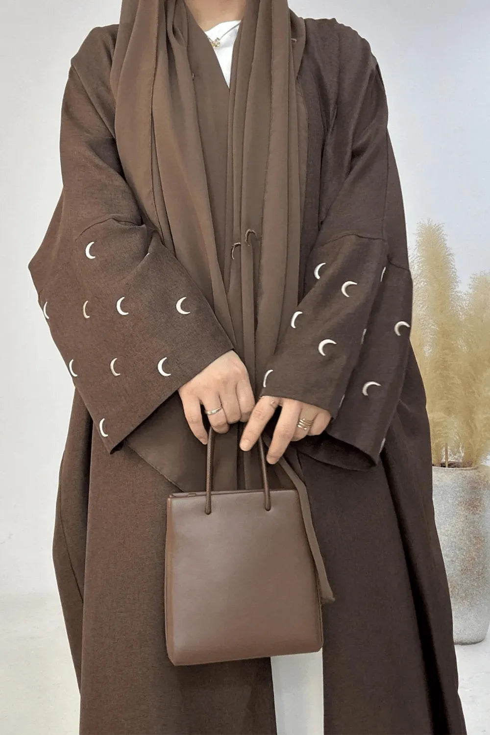 Kimono élégant pour femme style luxueux élégant Marron / XXL Peignoir et bain