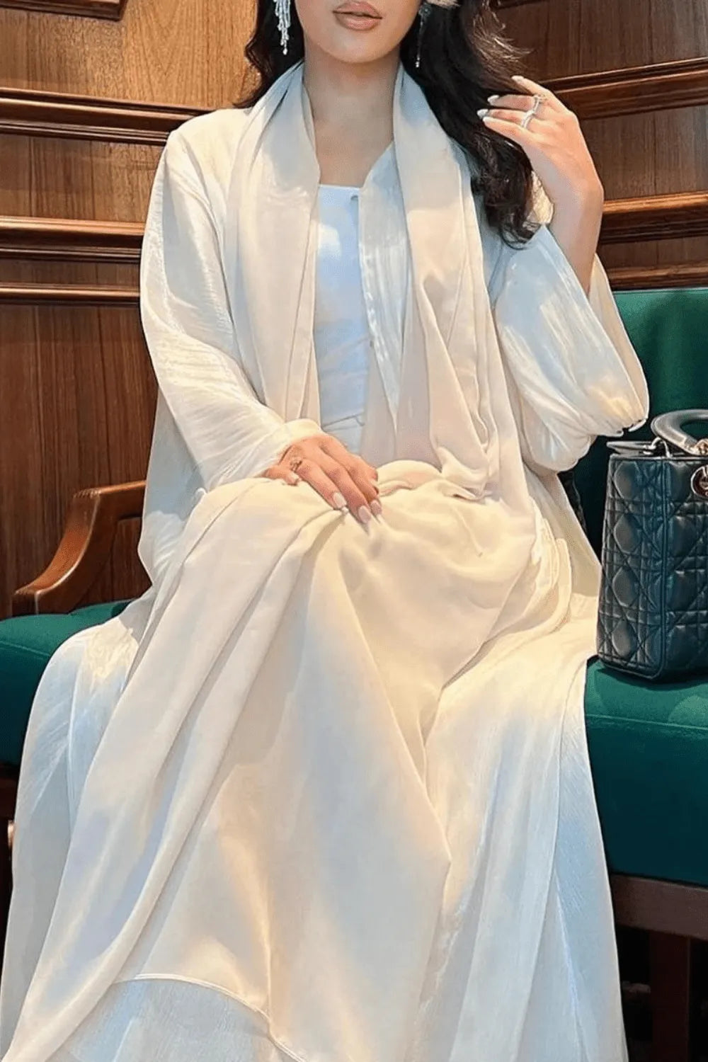 Kimono élégant pour soirées raffinées femme Peignoir et bain