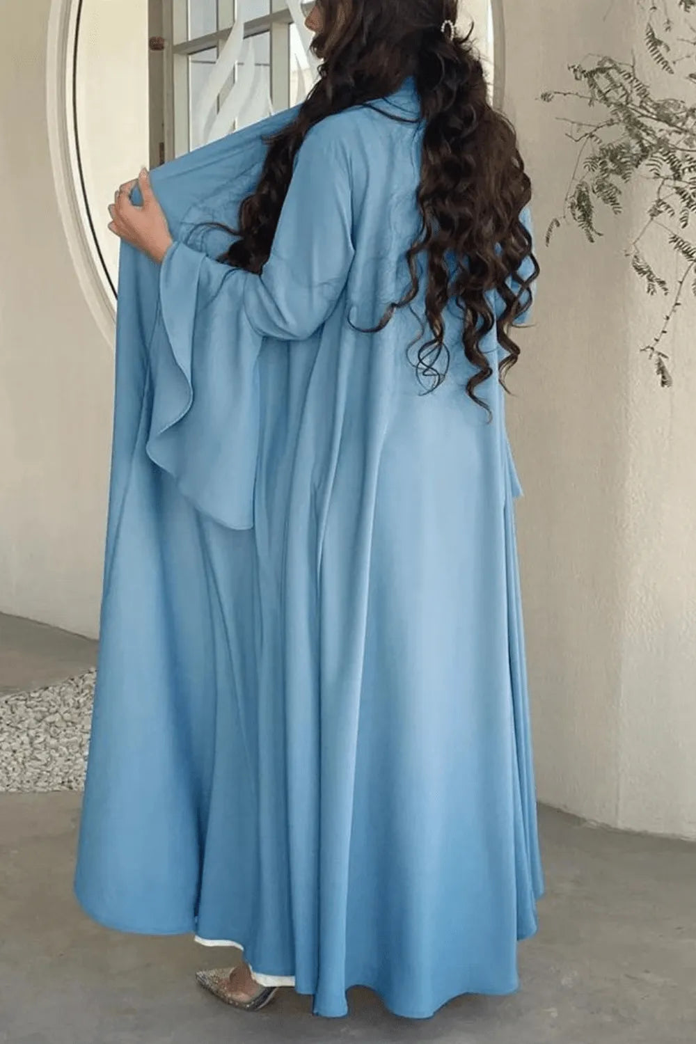 Kimono élégant style abaya femme moderne chic Peignoir et bain