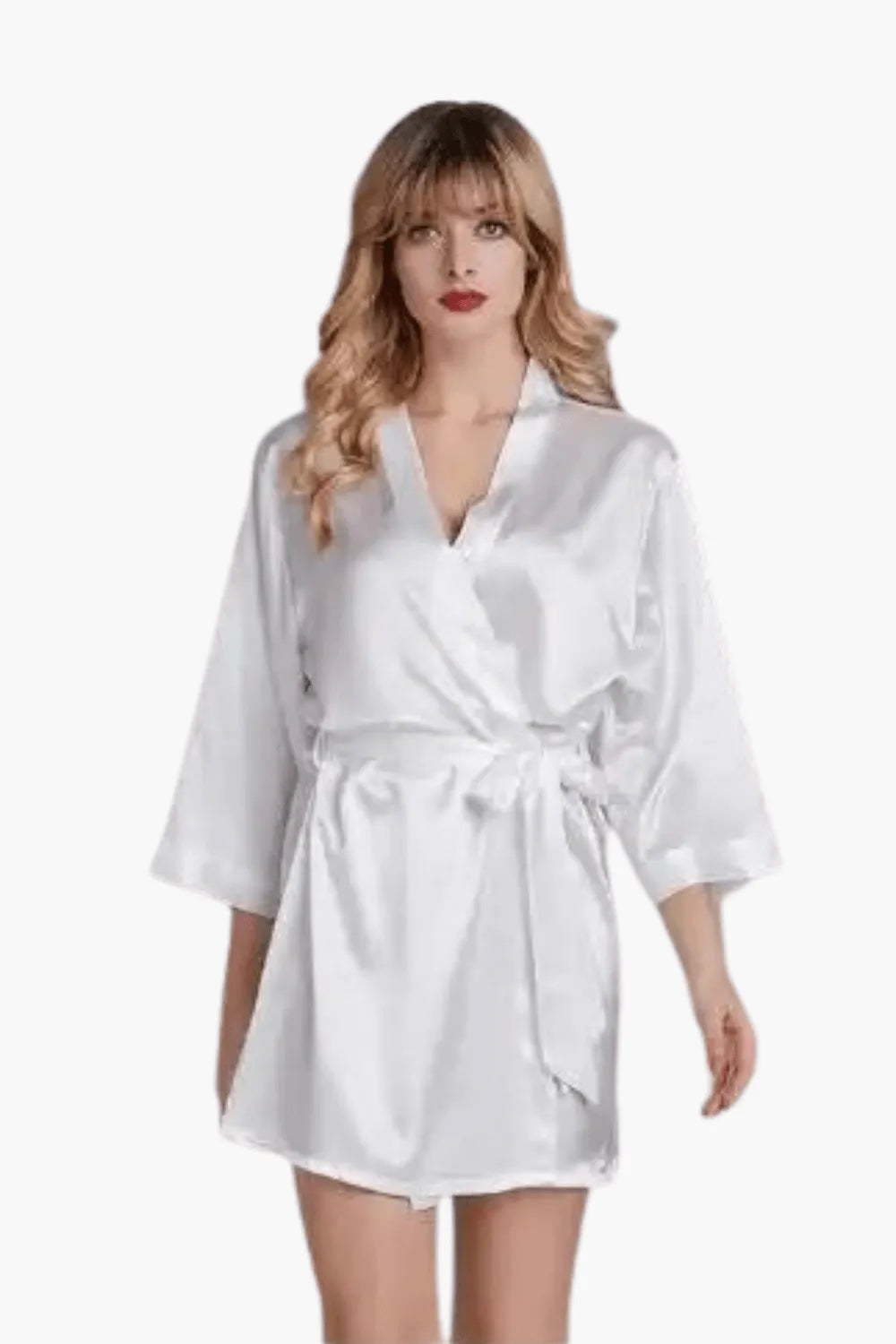 Kimono élégant en soie pour femme ambiance zen
