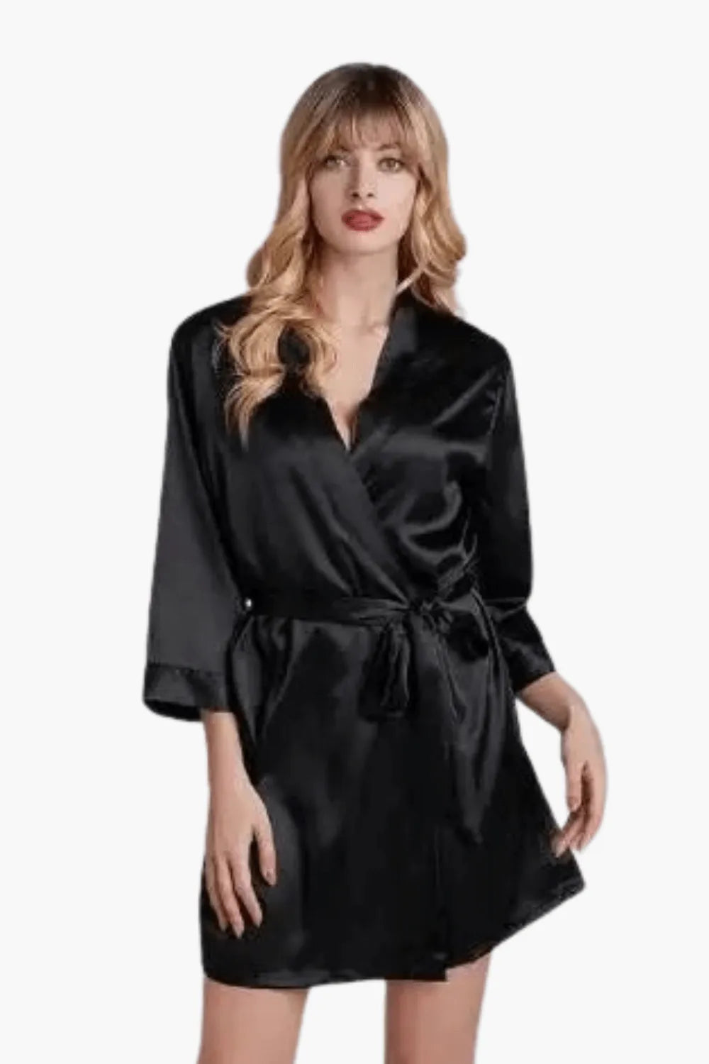 Kimono élégant en soie pour femme ambiance zen