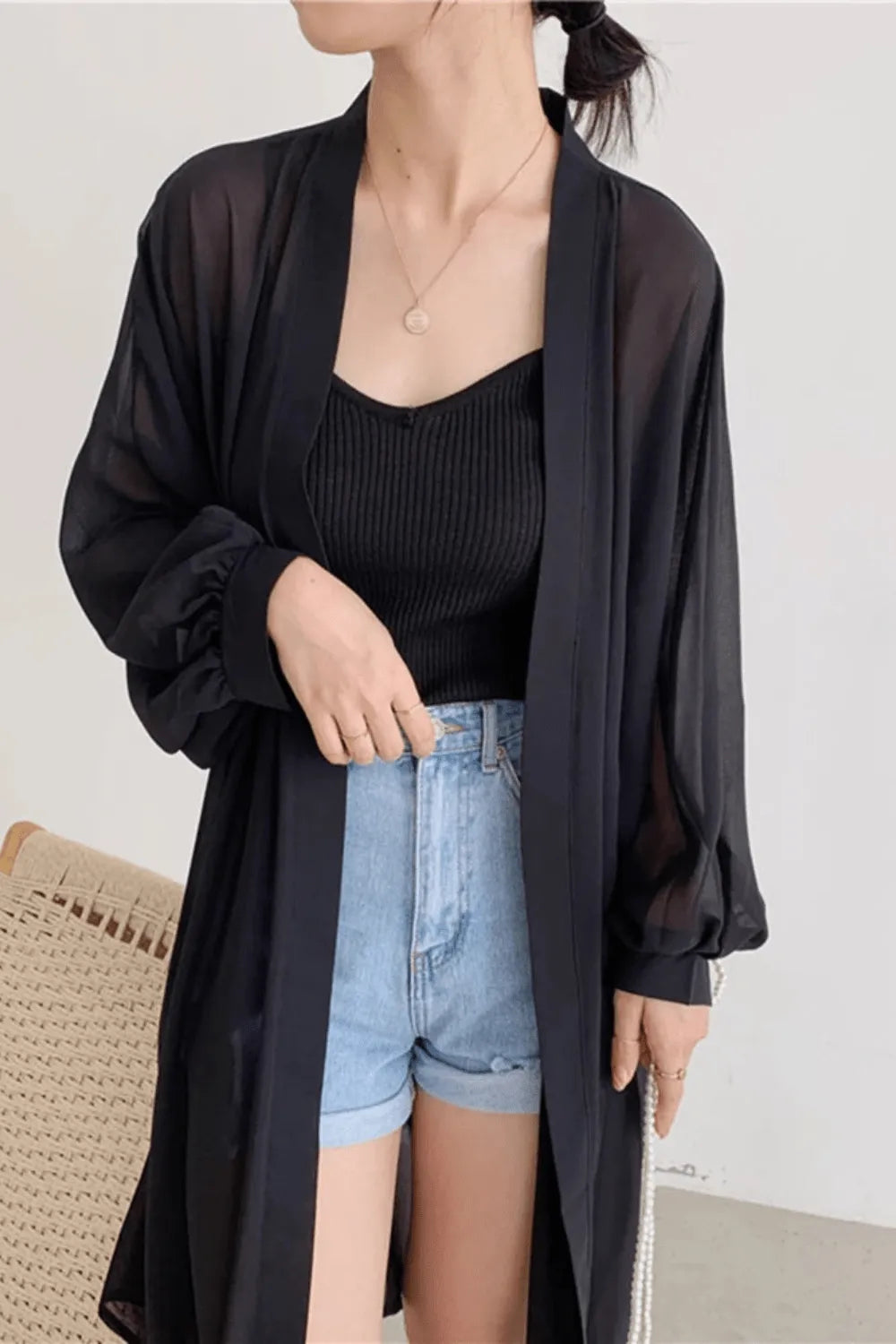 Kimono élégant pour femme style bohème chic