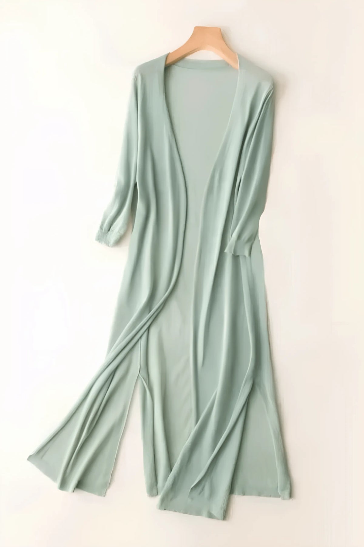 Kimono fleuri chic pour soirées d'été Vert / 1m50 à 1m80 ≃ 80kg Peignoir et bain