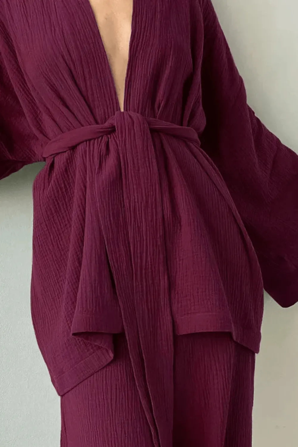Kimono fleuri élégant pour femme style bohème Peignoir et bain