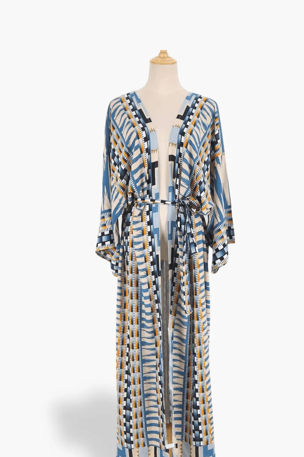 Kimono élégant à motifs fleuris pour femme