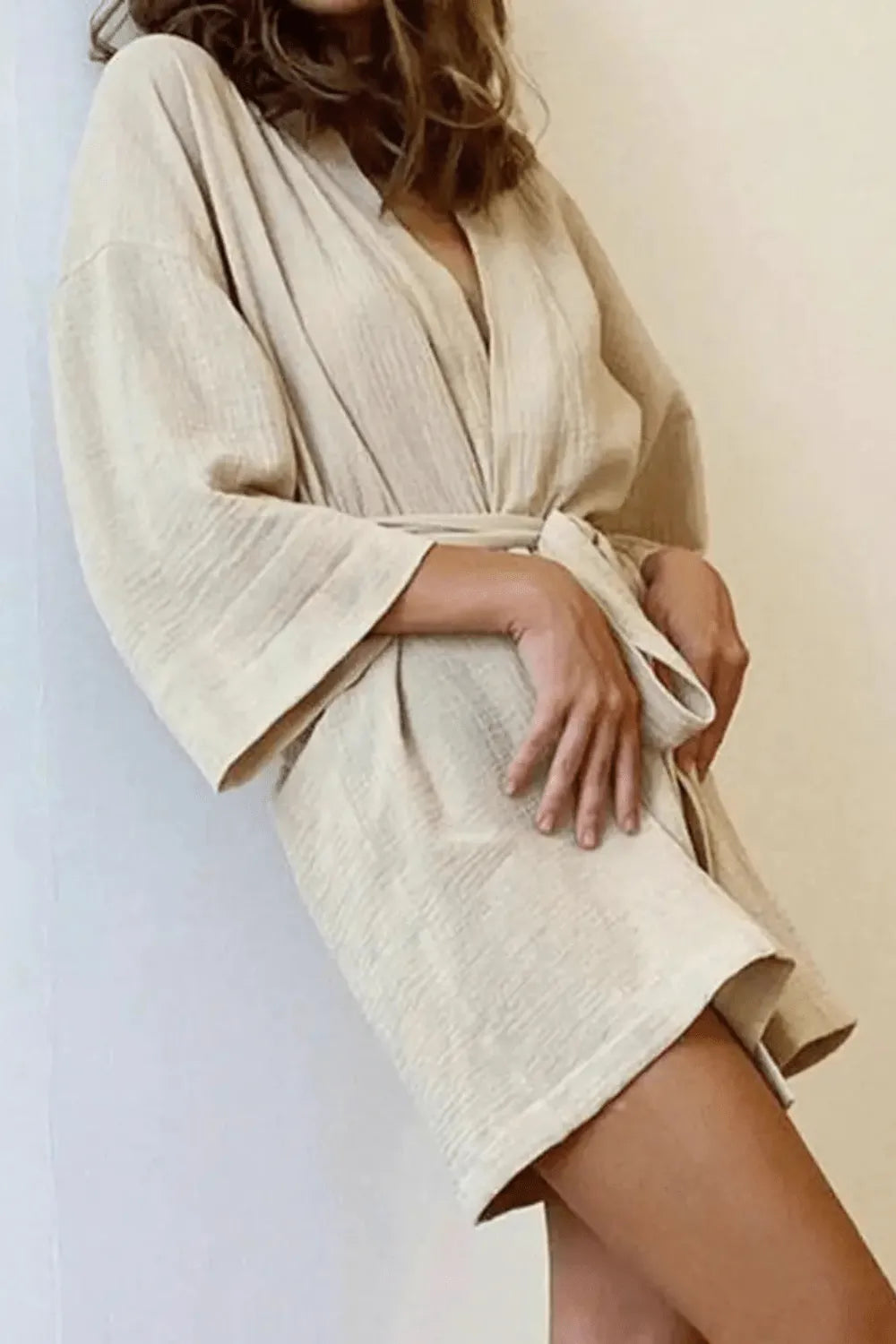 Kimono élégant de nuit pour femme élégant et léger