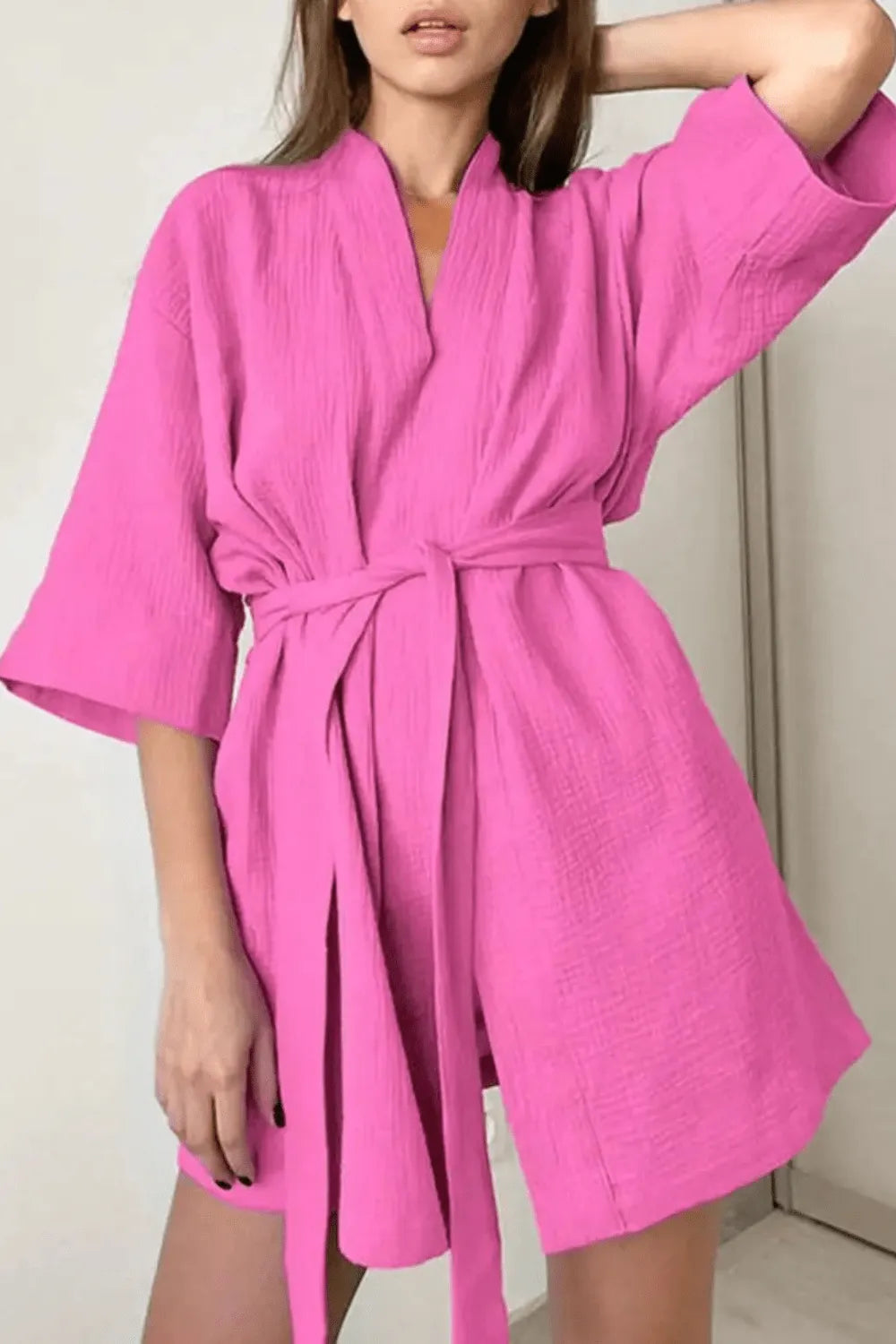 Kimono élégant de nuit pour femme élégant et léger