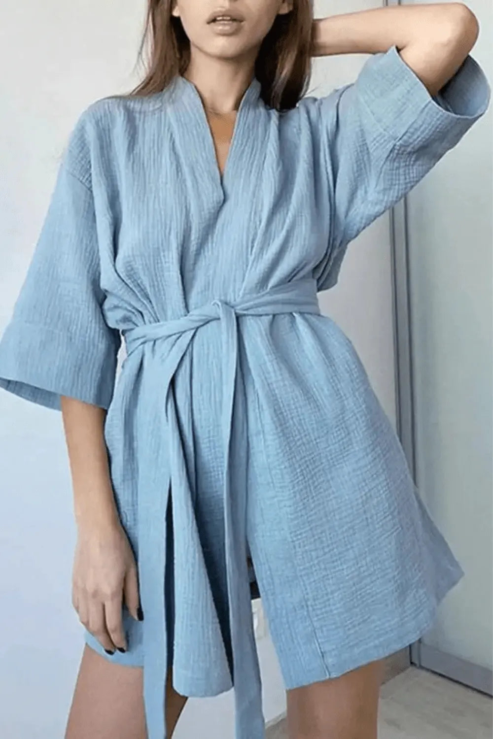 Kimono élégant de nuit pour femme élégant et léger