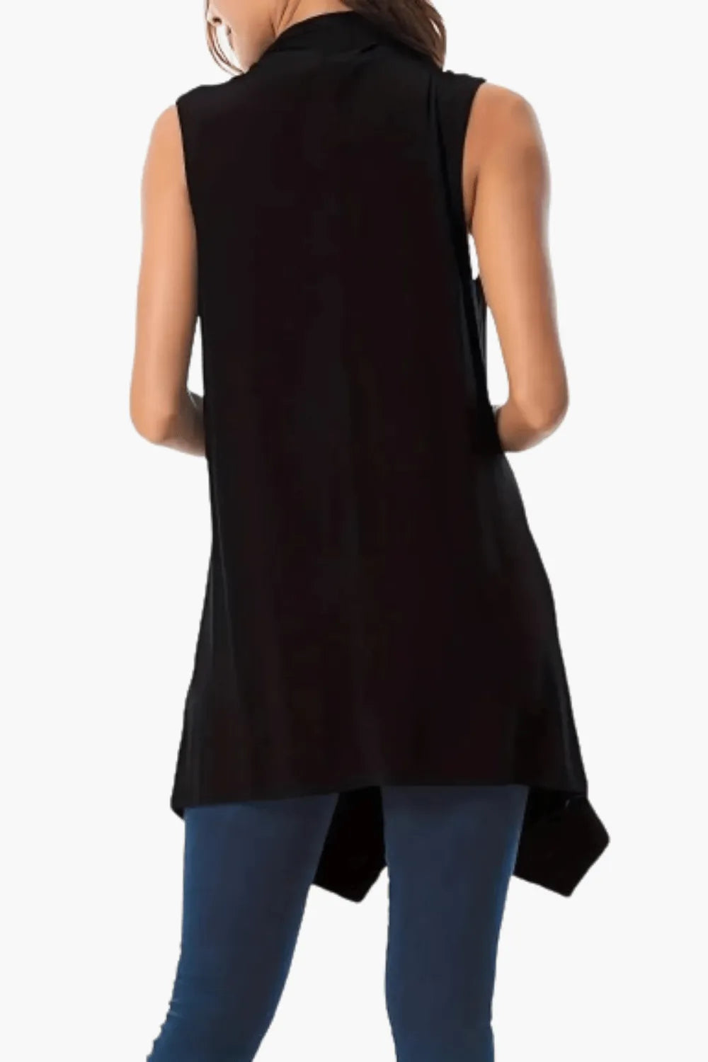 Peignoir estival sans manches pour un style décontracté