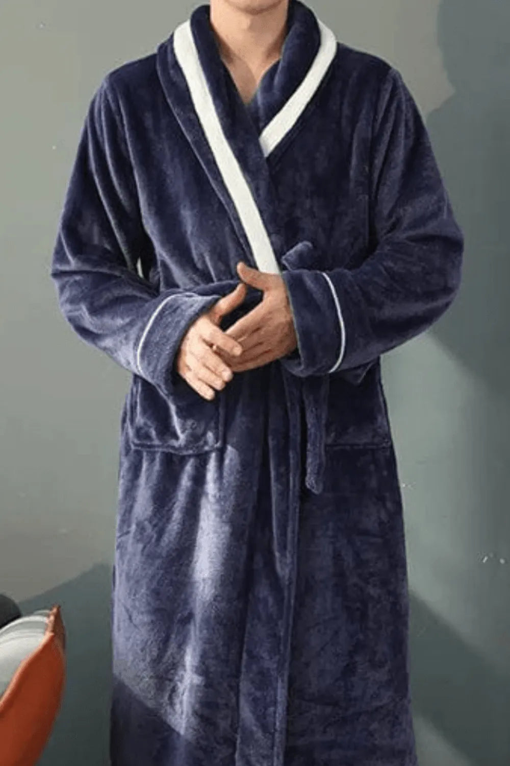 Peignoir éponge adulte confortable et absorbant