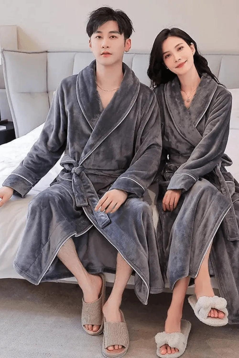 Peignoir élégant pour homme après bain