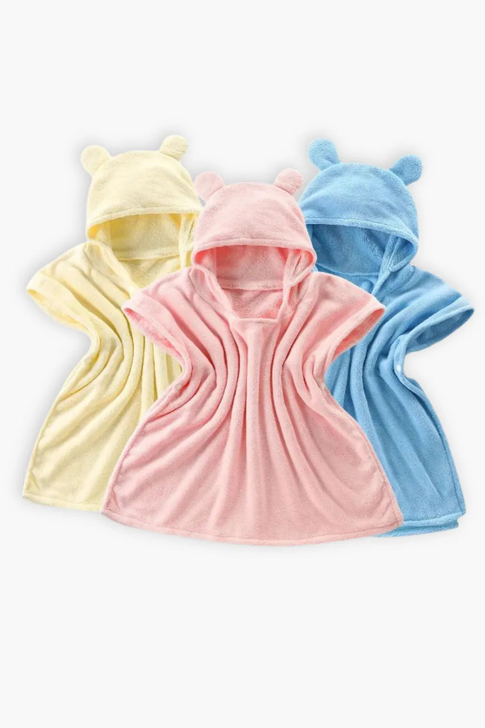Peignoir doux et coloré pour bébé fille après bain