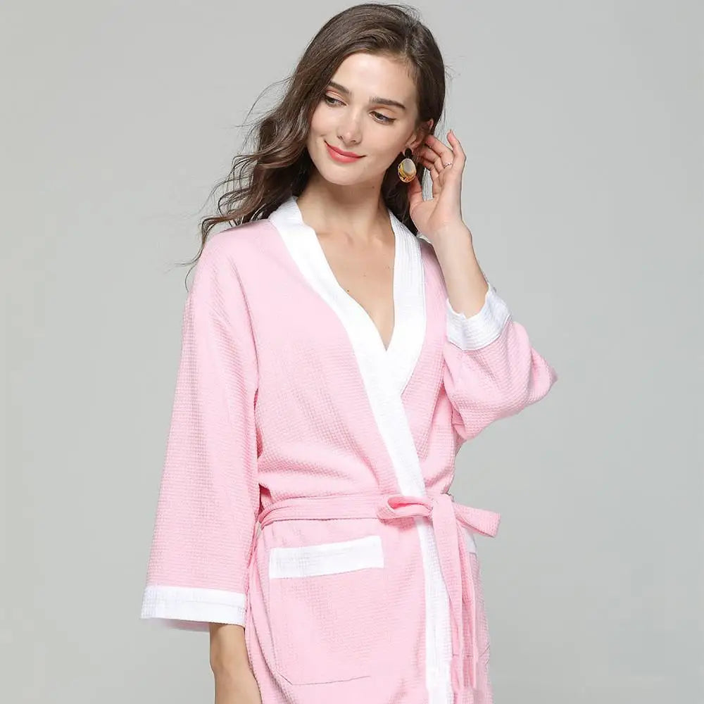 Peignoir bicolore unisexe élégant et confortable Peignoir et bain