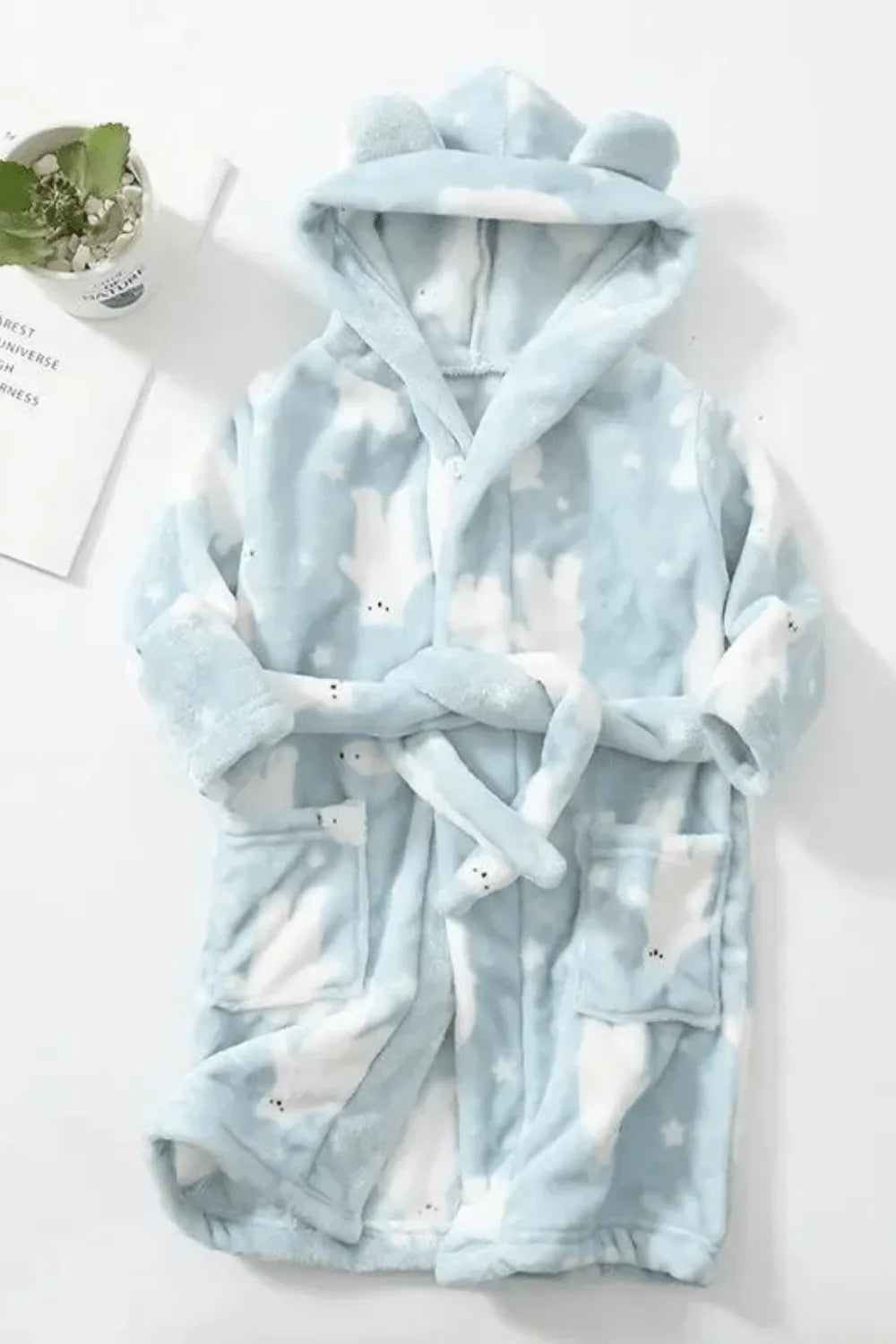 Peignoir douillet pour enfant ambiance cocooning