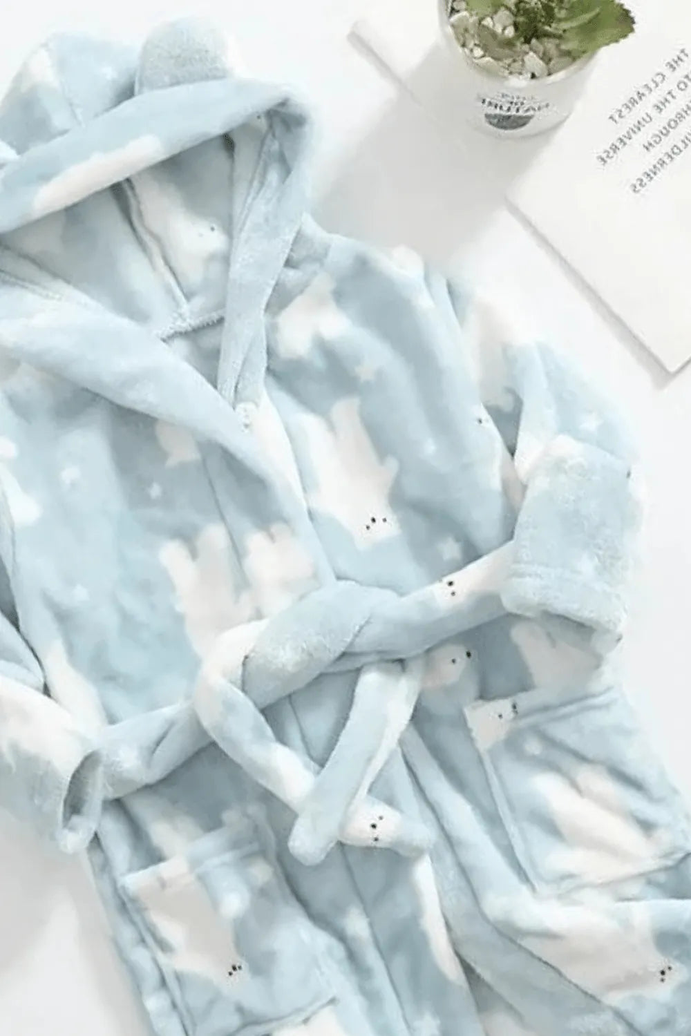 Peignoir douillet pour enfant ambiance cocooning